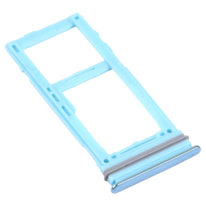 For Samsung Galaxy A72 SM-A725 SIM Card Tray + SIM Card Tray / Micro SD Card Tray (Blue) - Card Tray by buy2fix | Online Shopping UK | buy2fix