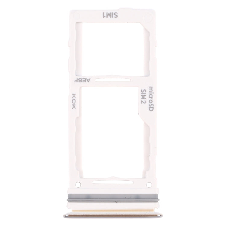 For Samsung Galaxy A72 SM-A725 SIM Card Tray + SIM Card Tray / Micro SD Card Tray (Silver) - Card Tray by buy2fix | Online Shopping UK | buy2fix