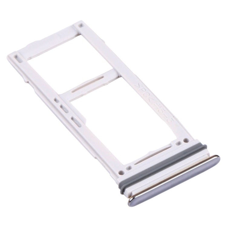 For Samsung Galaxy A72 SM-A725 SIM Card Tray + SIM Card Tray / Micro SD Card Tray (Silver) - Card Tray by buy2fix | Online Shopping UK | buy2fix