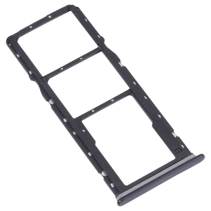 For Samsung Galaxy A04 Core SM-A042F Original SIM Card Tray + SIM Card Tray + Micro SD card tray(Black) - Card Tray by buy2fix | Online Shopping UK | buy2fix