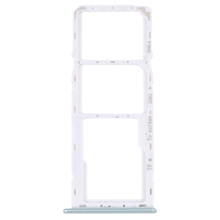 For Samsung Galaxy M42 5G SM-A436B Original SIM Card Tray + SIM Card Tray + Micro SD card tray (Green) - Card Tray by buy2fix | Online Shopping UK | buy2fix