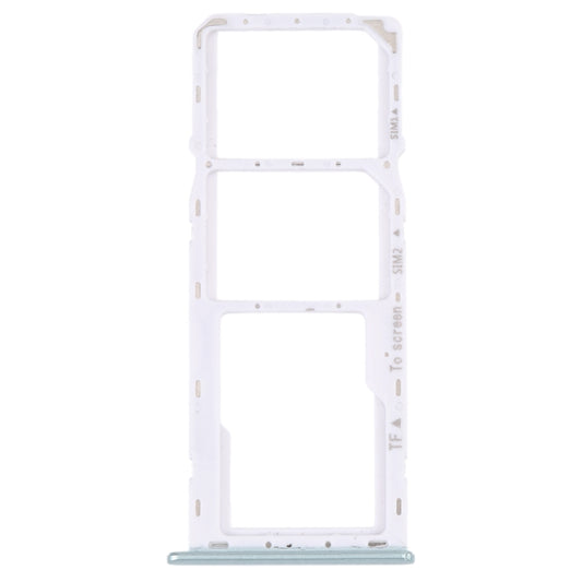 For Samsung Galaxy M42 5G SM-A436B Original SIM Card Tray + SIM Card Tray + Micro SD card tray (Green) - Card Tray by buy2fix | Online Shopping UK | buy2fix