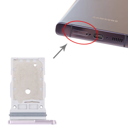 For Samsung Galaxy S23 Ultra SM-S918B Original SIM Card Tray + SIM Card Tray(Pink) -  by buy2fix | Online Shopping UK | buy2fix