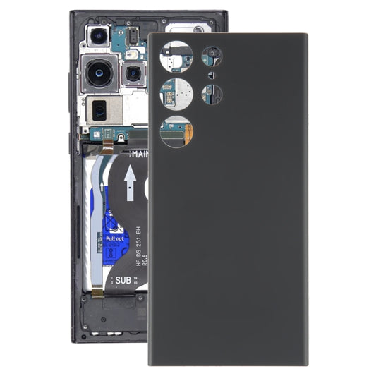 For Samsung Galaxy S23 Ultra 5G SM-S918B OEM Battery Back Cover(Black) -  by buy2fix | Online Shopping UK | buy2fix