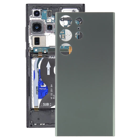For Samsung Galaxy S23 Ultra 5G SM-S918B OEM Battery Back Cover(Green) -  by buy2fix | Online Shopping UK | buy2fix