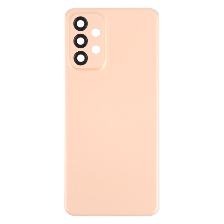 For Samsung Galaxy A23 5G SM-A236A Original Battery Back Cover with Camera Lens Cover(Pink) - Camera Series by buy2fix | Online Shopping UK | buy2fix