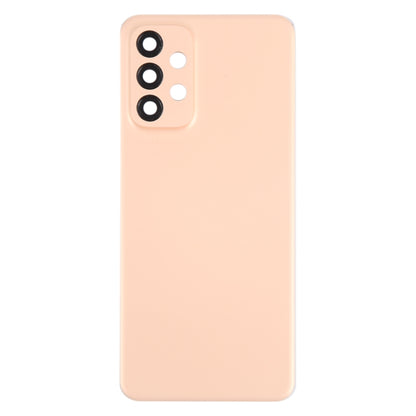 For Samsung Galaxy A23 5G SM-A236A Original Battery Back Cover with Camera Lens Cover(Pink) - Camera Series by buy2fix | Online Shopping UK | buy2fix
