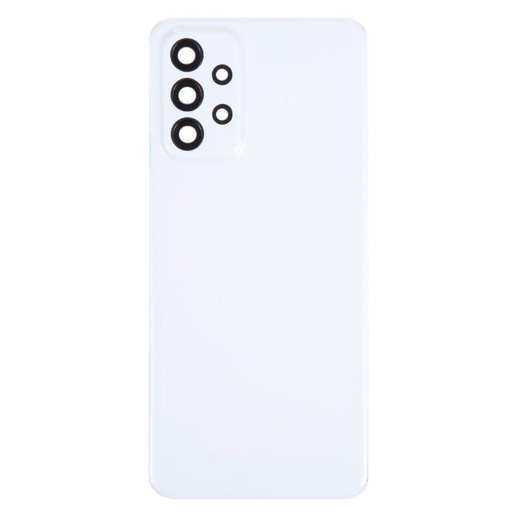For Samsung Galaxy A23 5G SM-A236A Original Battery Back Cover with Camera Lens Cover(White) - Camera Series by buy2fix | Online Shopping UK | buy2fix