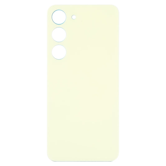 For Samsung Galaxy S23 SM-S911B OEM Glass Battery Back Cover(Yellow) -  by buy2fix | Online Shopping UK | buy2fix