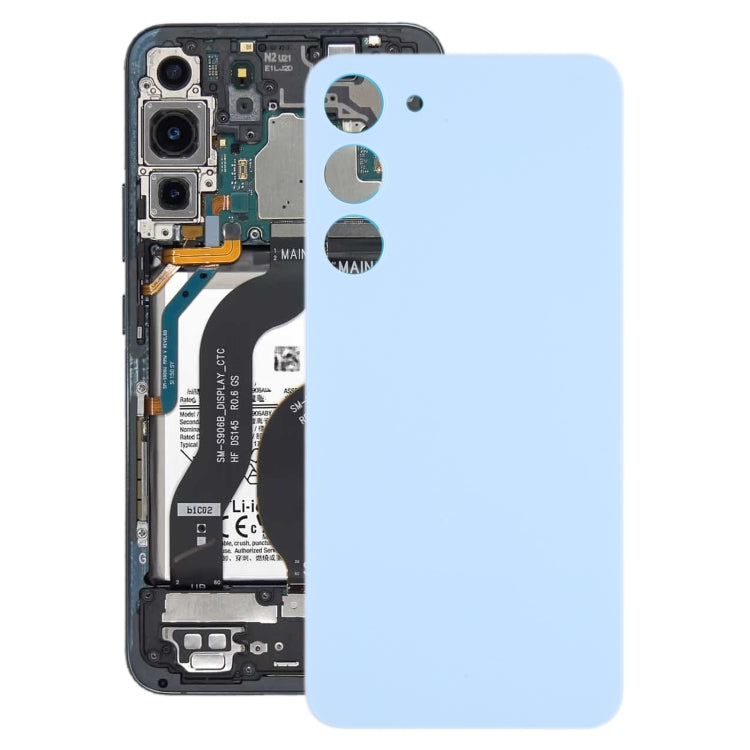 For Samsung Galaxy S23+ SM-S916B OEM Glass Battery Back Cover(Blue) -  by buy2fix | Online Shopping UK | buy2fix