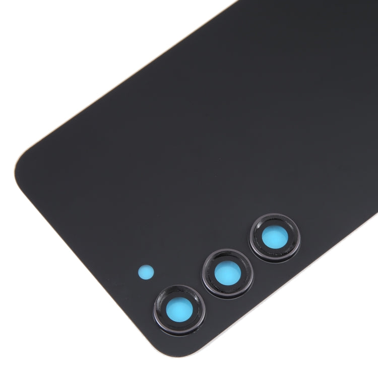 For Samsung Galaxy S23+ SM-S916B OEM Glass Battery Back Cover with Camera Lens Cover(Black) -  by buy2fix | Online Shopping UK | buy2fix