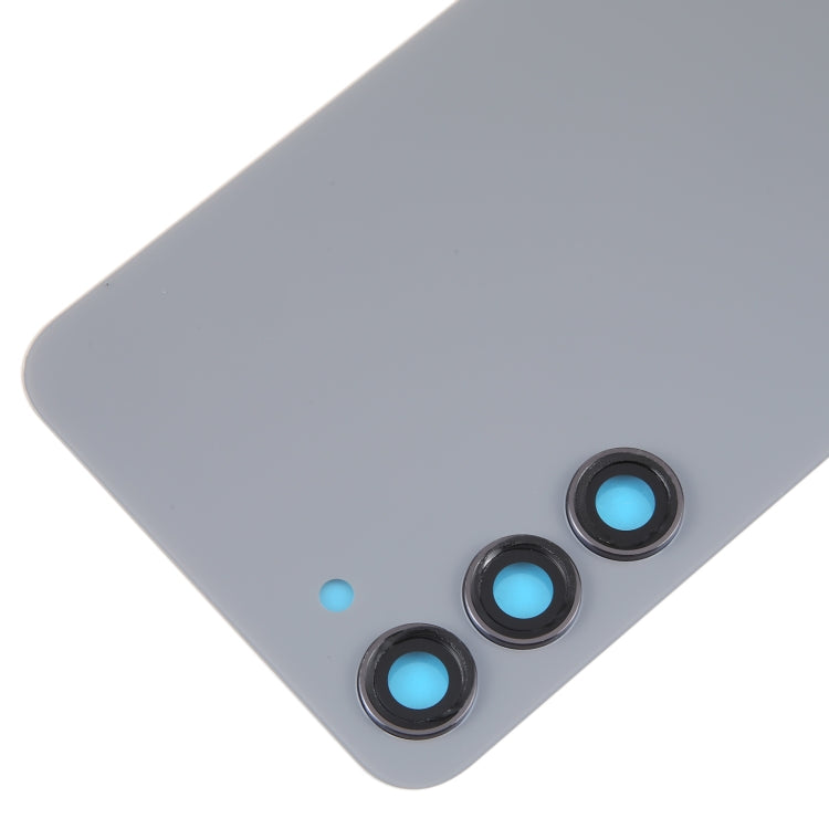For Samsung Galaxy S23+ SM-S916B OEM Glass Battery Back Cover with Camera Lens Cover(Grey) -  by buy2fix | Online Shopping UK | buy2fix