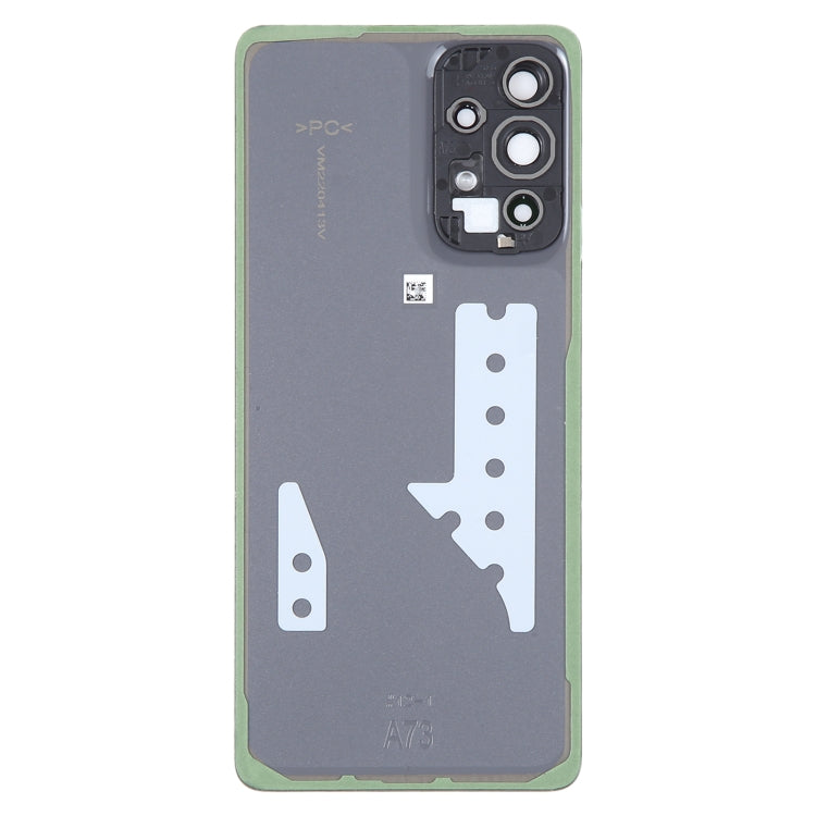 For Samsung Galaxy A73 5G SM-A736B Original Battery Back Cover with Camera Lens Cover(Black) - Camera Series by buy2fix | Online Shopping UK | buy2fix