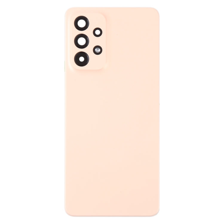 For Samsung Galaxy A53 5G SM-A536B Original Battery Back Cover with Camera Lens Cover(Pink) - Camera Series by buy2fix | Online Shopping UK | buy2fix