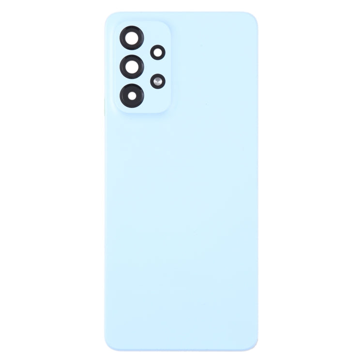 For Samsung Galaxy A53 5G SM-A536B Original Battery Back Cover with Camera Lens Cover(Blue) - Camera Series by buy2fix | Online Shopping UK | buy2fix