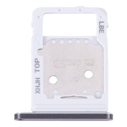 For Samsung Galaxy Tab S8+ SM-X800 Original SIM Card Tray + Micro SD Card Tray (Black) - Card Tray by buy2fix | Online Shopping UK | buy2fix