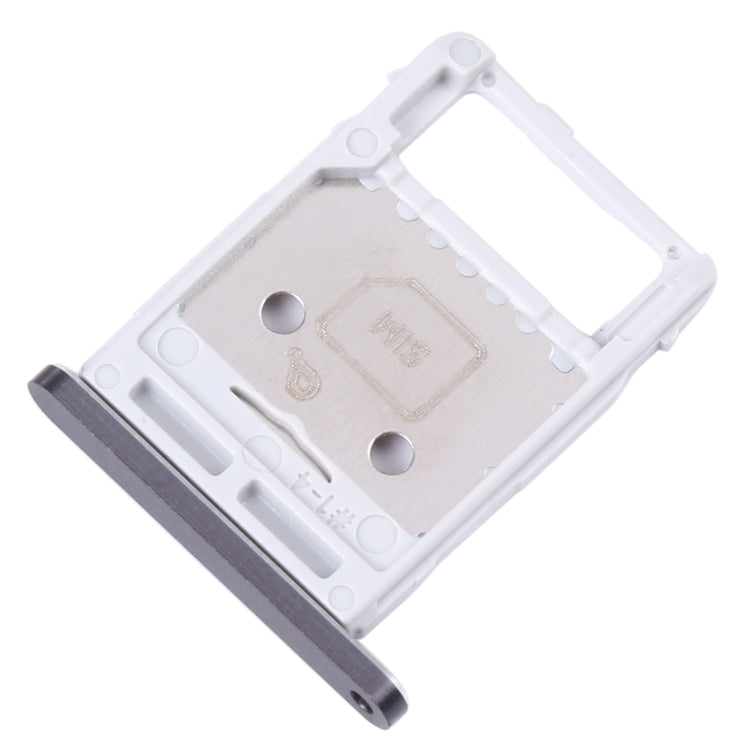 For Samsung Galaxy Tab S8+ SM-X800 Original SIM Card Tray + Micro SD Card Tray (Black) - Card Tray by buy2fix | Online Shopping UK | buy2fix
