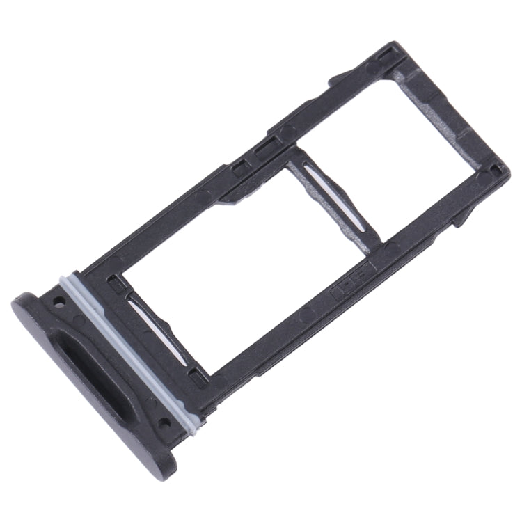For Samsung Galaxy Tab Active3 8.0 SM-T570/T575 Original SIM Card Tray + Micro SD Card Tray (Black) - Card Tray by buy2fix | Online Shopping UK | buy2fix