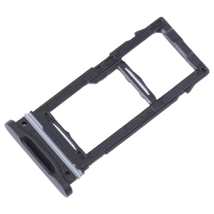 For Samsung Galaxy Tab Active3 8.0 SM-T570/T575 Original SIM Card Tray + Micro SD Card Tray (Black) - Card Tray by buy2fix | Online Shopping UK | buy2fix