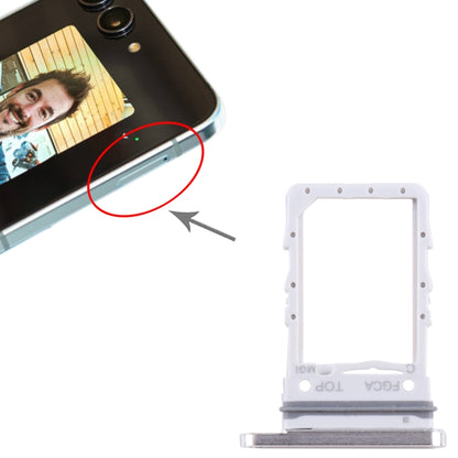 For Samsung Galaxy Z Flip5 SM-F731 Original SIM Card Tray (Silver) - Card Tray by buy2fix | Online Shopping UK | buy2fix