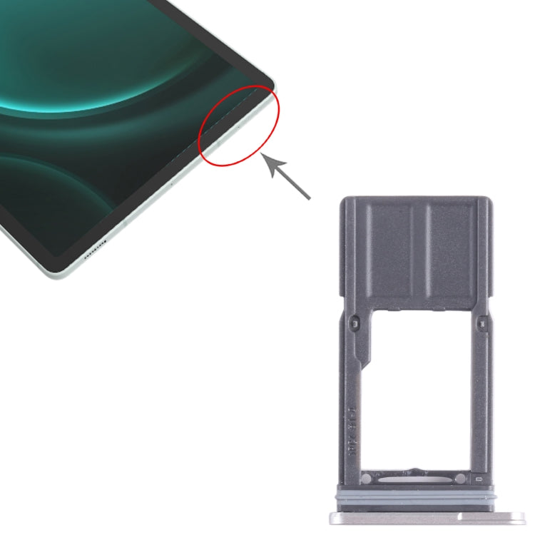 Micro SD Card Tray for Samsung Galaxy Tab S9 FE SM-X510 WiFi Edition (Silver) - Card Tray by buy2fix | Online Shopping UK | buy2fix