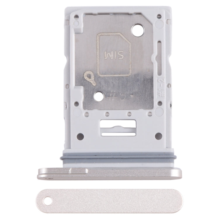 For Samsung Galaxy Tab S9+ Original SIM + Micro SD Card Tray (Beige) - Card Tray by buy2fix | Online Shopping UK | buy2fix