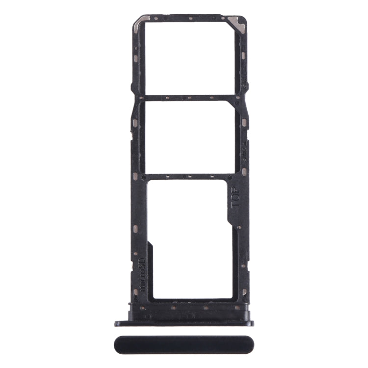For Samsung Galaxy A05 SM-A055 Original SIM + SIM Card Tray + Micro SD Card Tray (Black) - Card Tray by buy2fix | Online Shopping UK | buy2fix