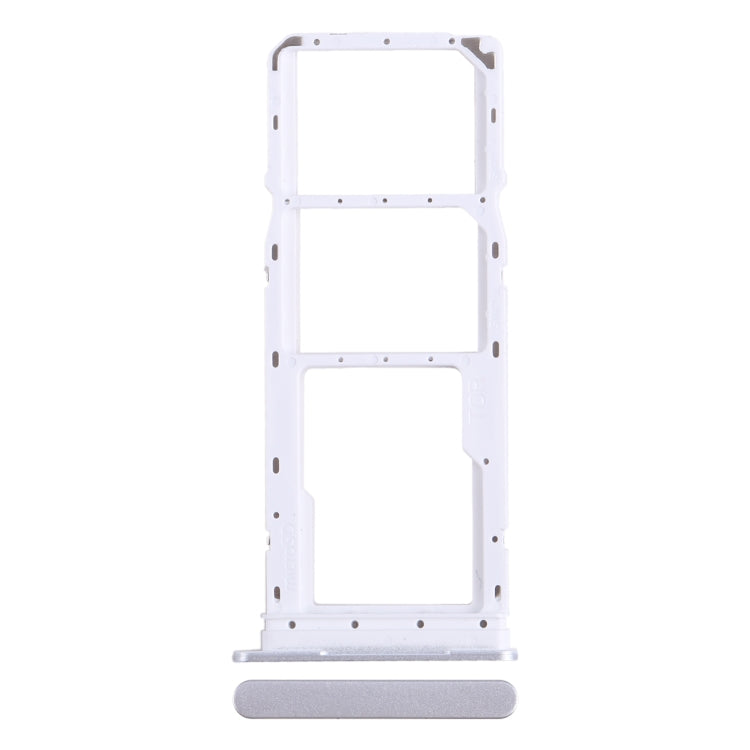For Samsung Galaxy A05 SM-A055 Original SIM + SIM Card Tray + Micro SD Card Tray (Silver) - Card Tray by buy2fix | Online Shopping UK | buy2fix