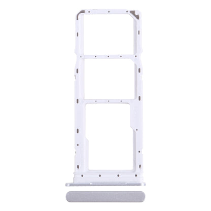 For Samsung Galaxy A05 SM-A055 Original SIM + SIM Card Tray + Micro SD Card Tray (Silver) - Card Tray by buy2fix | Online Shopping UK | buy2fix