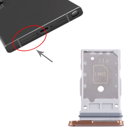 For Samsung Galaxy S24 / S24+ 5G Original  SIM + SIM Card Tray (Orange) -  by buy2fix | Online Shopping UK | buy2fix