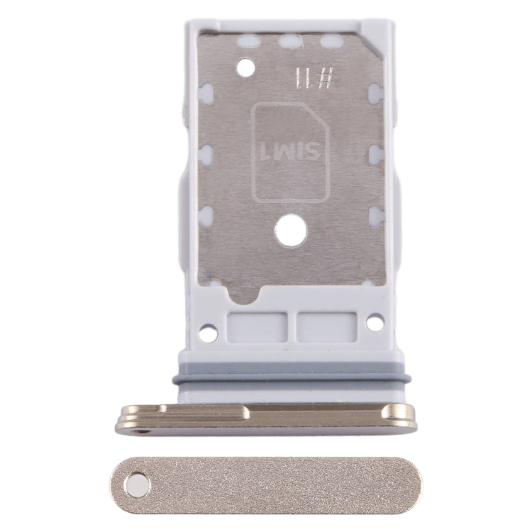 For Samsung Galaxy S24 Ultra 5G SM-S928B Original SIM + SIM Card Tray (Gold) - Card Tray by buy2fix | Online Shopping UK | buy2fix