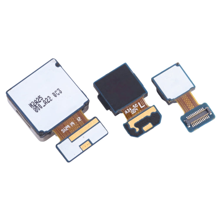 For Samsung Galaxy A34 SM-A346B Camera Set (Macro + Wide + Back Camera) - Camera Series by buy2fix | Online Shopping UK | buy2fix