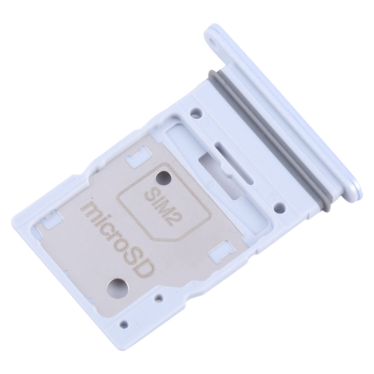 For Samsung Galaxy A35 SM-A356B Original SIM Card Tray + SIM / Micro SD Card Tray (Silver) - Card Socket by buy2fix | Online Shopping UK | buy2fix