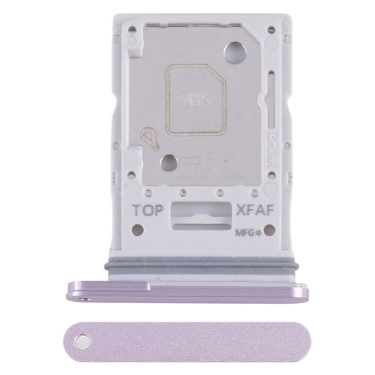 For Samsung Galaxy Tab S9 Ultra 5G SM-X916 Original SIM + Micro SD Card Tray (Purple) - Galaxy Tab Series Parts by buy2fix | Online Shopping UK | buy2fix