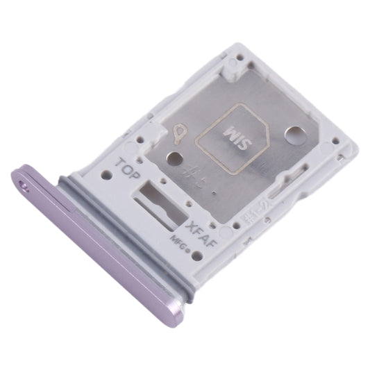 For Samsung Galaxy Tab S9 Ultra 5G SM-X916 Original SIM + Micro SD Card Tray (Purple) - Card Tray by buy2fix | Online Shopping UK | buy2fix