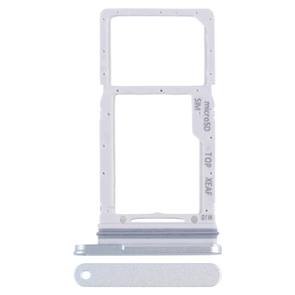 For Samsung Galaxy Tab S9 FE+ 5G SM-X610 Original SIM + Micro SD Card Tray (Silver) - Card Socket by buy2fix | Online Shopping UK | buy2fix