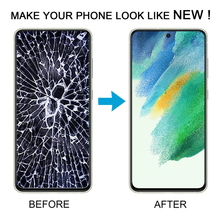 For Samsung Galaxy S21 FE 5G SM-G990B Original LCD Screen Digitizer Full Assembly with Frame (Black) - LCD Screen by buy2fix | Online Shopping UK | buy2fix