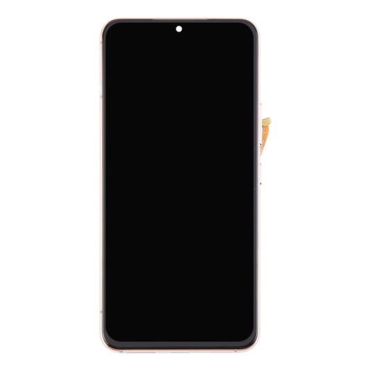 For Samsung Galaxy S22 5G SM-S901B Original LCD Screen Digitizer Full Assembly with Frame (Gold) -  by buy2fix | Online Shopping UK | buy2fix