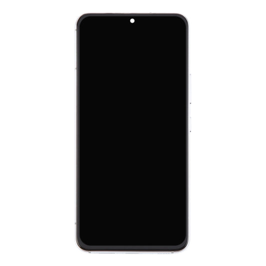 For Samsung Galaxy S22 5G SM-S901B Original LCD Screen Digitizer Full Assembly with Frame (White) -  by buy2fix | Online Shopping UK | buy2fix