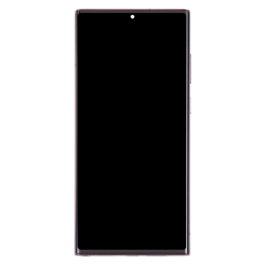 For Samsung Galaxy S22 Ultra 5G SM-S908B Original LCD Screen Digitizer Full Assembly with Frame (Purple) -  by buy2fix | Online Shopping UK | buy2fix