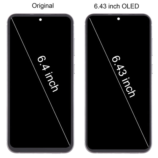 For Samsung Galaxy S23 FE SM-S711B 6.43 inch OLED LCD Screen Digitizer Full Assembly with Frame (Black) -  by buy2fix | Online Shopping UK | buy2fix
