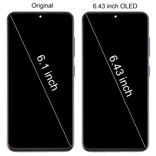 For Samsung Galaxy S23 SM-S911B 6.43 inch EU Version OLED LCD Screen Digitizer Full Assembly with Frame (Black) -  by buy2fix | Online Shopping UK | buy2fix