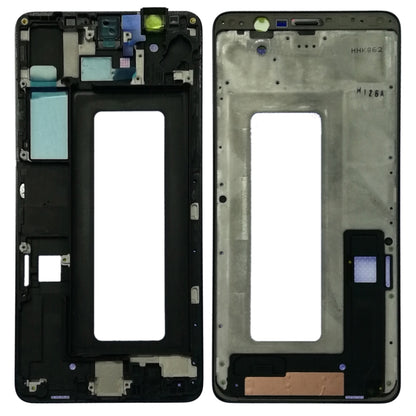 For Galaxy A8 Star / A9 Star / G8850 Front Housing LCD Frame Bezel Plate (Black) - Frame Bezel Plate by buy2fix | Online Shopping UK | buy2fix