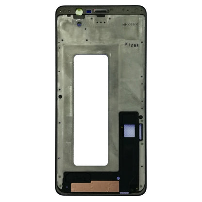 For Galaxy A8 Star / A9 Star / G8850 Front Housing LCD Frame Bezel Plate (Black) - Frame Bezel Plate by buy2fix | Online Shopping UK | buy2fix
