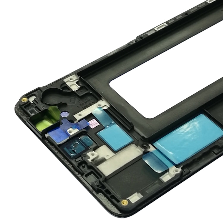 For Galaxy A8 Star / A9 Star / G8850 Front Housing LCD Frame Bezel Plate (Black) - Frame Bezel Plate by buy2fix | Online Shopping UK | buy2fix