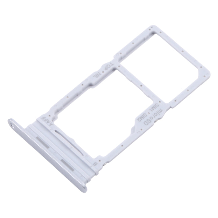 For Samsung Galaxy A16 5G SM-A166B Original SIM Card Tray + SIM Card Tray / Micro SD Card Tray (Silver) - Galaxy A Series Parts by buy2fix | Online Shopping UK | buy2fix