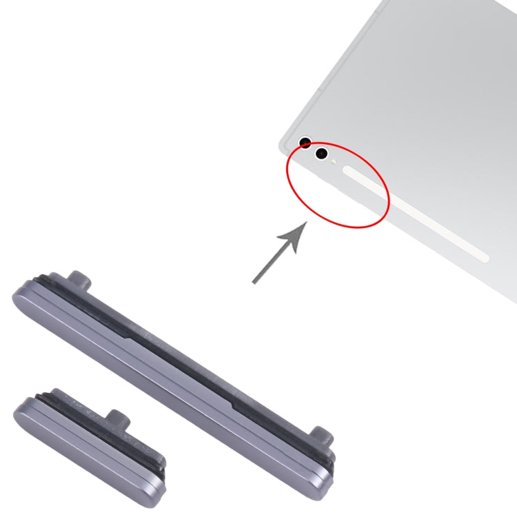 For Samsung Galaxy Tab S10 Ultra SM-X920/X926 Original Power Button and Volume Control Button (Grey) - Home key & Side Key by buy2fix | Online Shopping UK | buy2fix