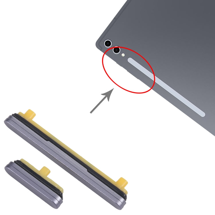 For Samsung Galaxy Tab S10+ SM-X820/X826 Original Power Button and Volume Control Button (Grey) - Home key & Side Key by buy2fix | Online Shopping UK | buy2fix