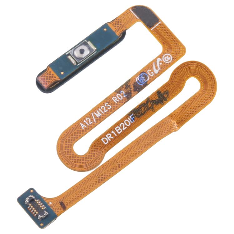 For Samsung Galaxy M12 / A12 SM-A125/M125/A127 Original Fingerprint Sensor Flex Cable (Blue) - Flex Cable by buy2fix | Online Shopping UK | buy2fix