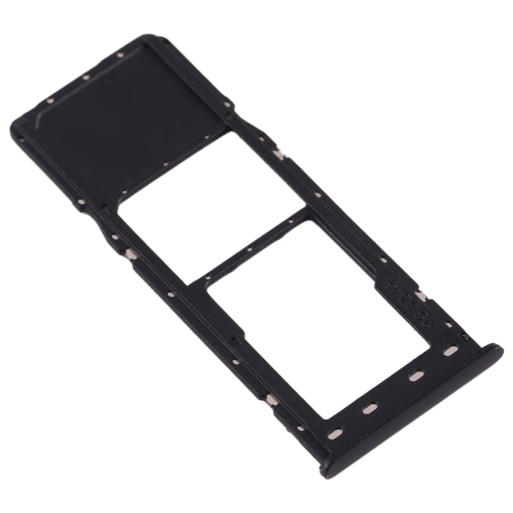 For Galaxy A10 SIM Card Tray + Micro SD Card Tray (Black) - Card Tray by buy2fix | Online Shopping UK | buy2fix